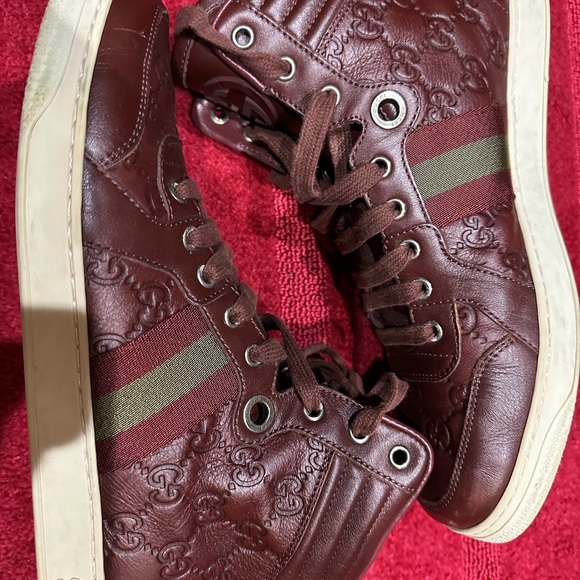Men’s Guccissima Hightop sneakers size 8 - Picture 8 of 16
